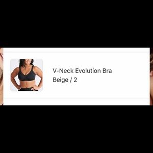 Knox V-neck padded evolution bra